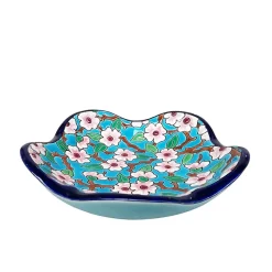 Coupelle Ourlée Fleurs de Pommiers Émaux de Longwy