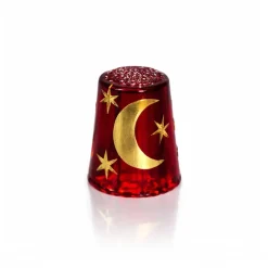 Dé à Coudre en cristal réverie or