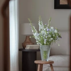 Eye vase ovale clair baccarat