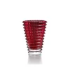 Eye vase ovale rouge baccarat