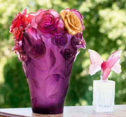 Flacon couple de papillons daum