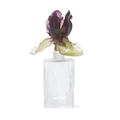 Flacon parfum carre iris daum