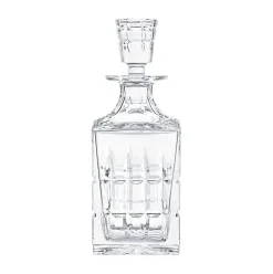 Flacon whisky carré manhattan saint-louis