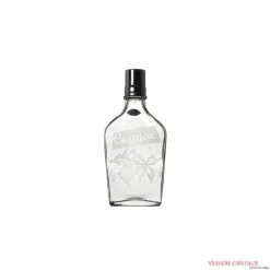 Flasque cognac cristal taillée