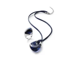 Galea bague bleu nuit baccarat