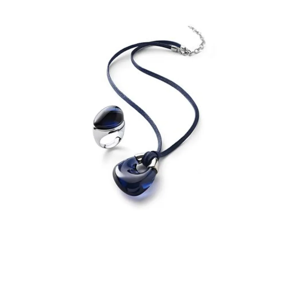 Galea bague bleu nuit baccarat