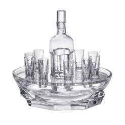 Harcourt abysse service à vodka + carafe Baccarat
