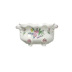 Jardiniere ovale faïence