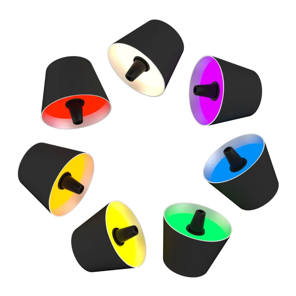 Lampe bouteille carafe bougeoir Sompex