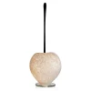 Lampe cerise blanc cristal de Lorraine