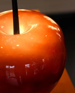 Lampe cerise rouge cristal de Lorraine