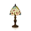 Lampe en verre vitrail n°8