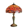 Lampe en verre vitrail n°7