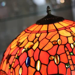 Lampe en verre vitrail n°7