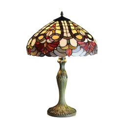 Lampe en verre vitrail n°6