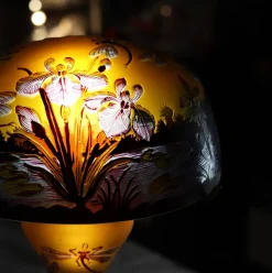 Lampe pâte de verre art nouveau – d