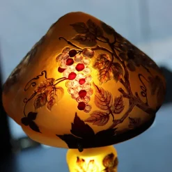 Lampe pâte de verre art nouveau n°14 Tip Gallé