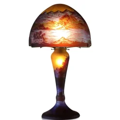Lampe pâte de verre art nouveau n°15 Tip Gallé