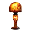 Lampe pâte de verre perroquets tip gallé