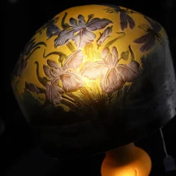 Lampe pâte de verre Tip Gallé