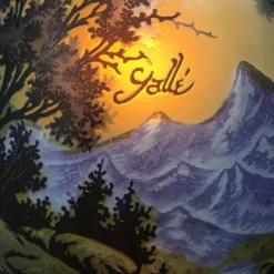 Lampe pâte de verre tip gallé N°21