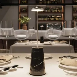 Lampe Siena marbre noir et chrome Villeroy & Boch