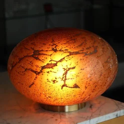 Lampe spendor en verre rouge