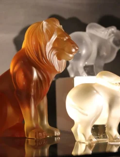 Lion bamara lalique