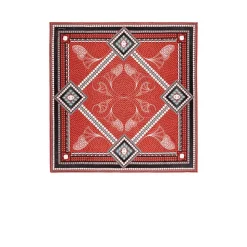 Louxor carre twill de soie baccarat