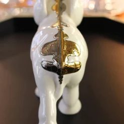 Éléphant chargeant Multant Émaux de Longwy