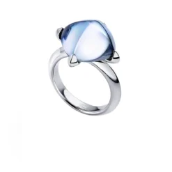 Médicis bague aqua miroir baccarat