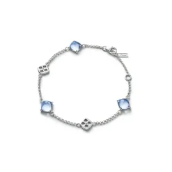 Médicis bracelet aqua miroir chaine baccarat