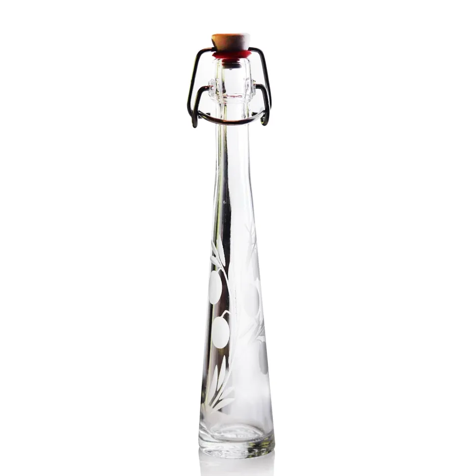 Mignonnette flasque mirabelle cristal lehrer