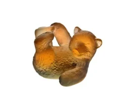 Mini ourson ambre gris daum