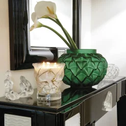 Océans « édition or », bougie parfumée cristal lalique