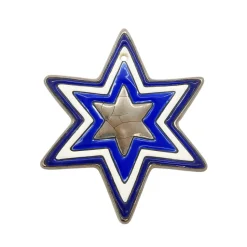 Ornement Étoile de Noël Émaux de Longwy