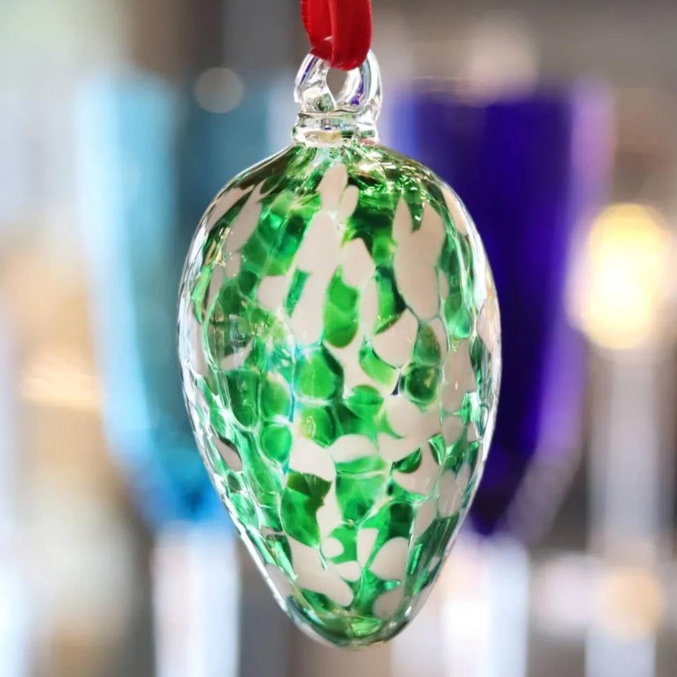 Ornement œuf de Pâques cristal de Lorraine