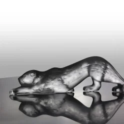 Panthère zeila grise lalique