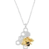 Pendentif abeille cristal