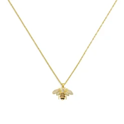 Pendentif abeille cristaux