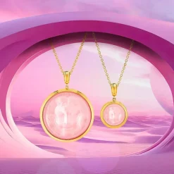 Pendentif aréthuse rond Lalique