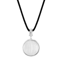 Pendentif cabochon vibrante lalique