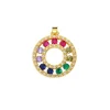 Pendentif cercle de vie cristal