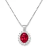 Pendentif cristal rouge Rubis d’Antan