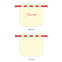 Pendentif croisé vermeil baccarat