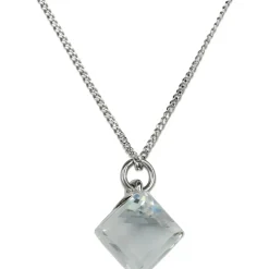 Pendentif cube cristal