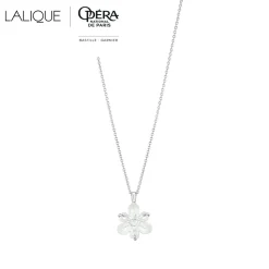 Pendentif fleur de neige lalique