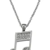 Pendentif note music cristaux swarovski®