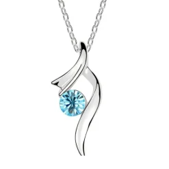 Pendentif étoile solitaire cristal