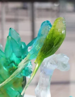 Perruches perchées daum